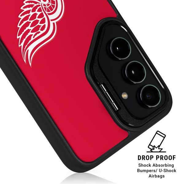 NHL Detroit Red Wings Solid Background Galaxy S26 Plus Kickstand Case