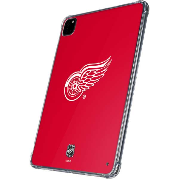 NHL Detroit Red Wings Solid Background iPad Pro 11in (2024) Clear Case