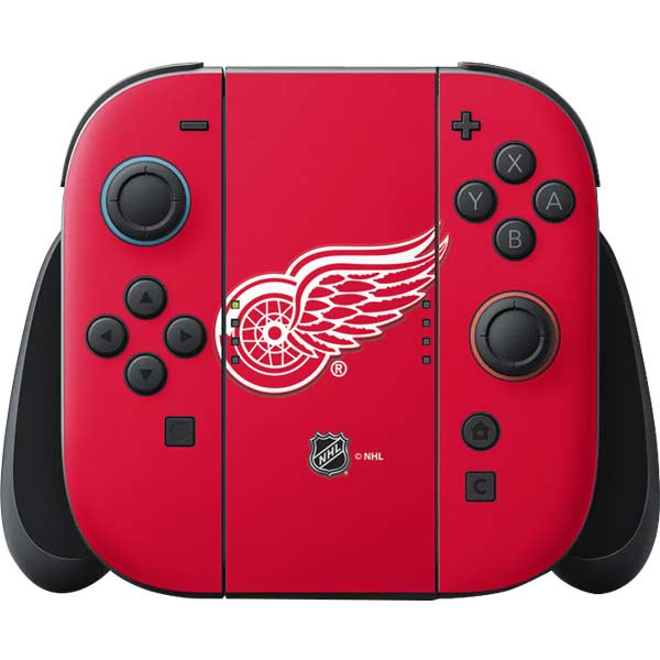 NHL Detroit Red Wings Solid Background Nintendo Skins