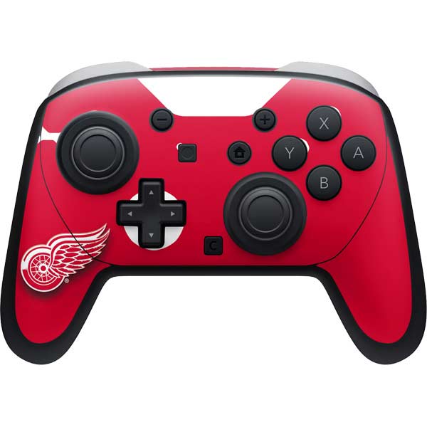 NHL Detroit Red Wings Solid Background Nintendo Skins