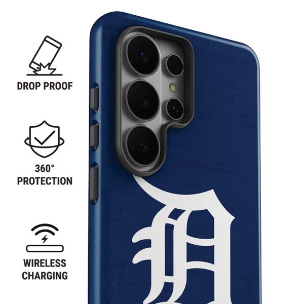 MLB Detroit Tigers - Solid Distressed Galaxy S26 Ultra Impact Case