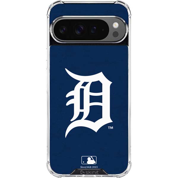 MLB Detroit Tigers - Solid Distressed Google Pixel 10 Pro XL Clear Case