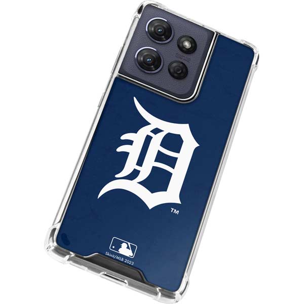 MLB Detroit Tigers - Solid Distressed Moto G Stylus 5G (2025) Clear Case