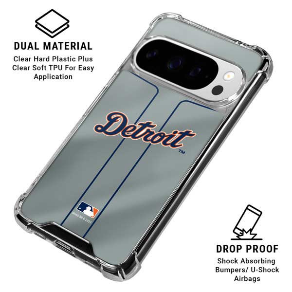 MLB Detroit Tigers Alternate/Away Jersey Google Pixel 10 Pro Clear Case