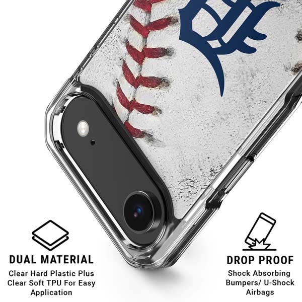 MLB Detroit Tigers Game Ball iPhone 17 Air Clear Case