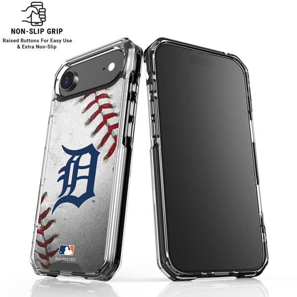 MLB Detroit Tigers Game Ball iPhone 17 Air Clear Case