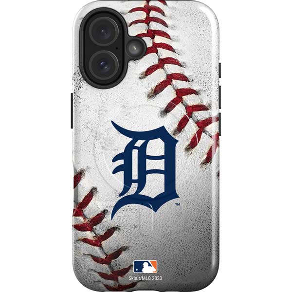 MLB Detroit Tigers Game Ball iPhone 17 Magsafe Impact Case