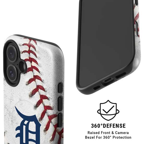 MLB Detroit Tigers Game Ball iPhone 17 Magsafe Impact Case