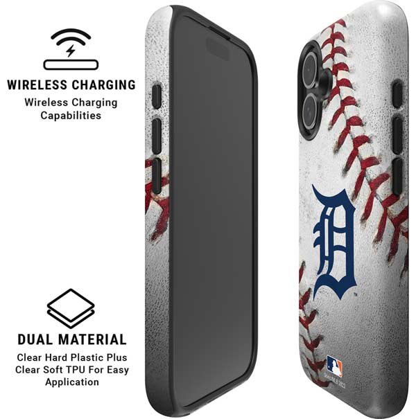 MLB Detroit Tigers Game Ball iPhone 17 Magsafe Impact Case