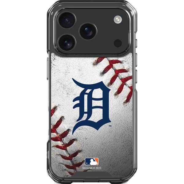 MLB Detroit Tigers Game Ball iPhone 17 Pro Clear Case