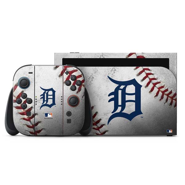 MLB Detroit Tigers Game Ball Nintendo Skins