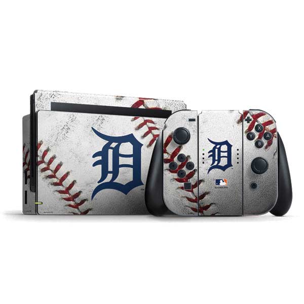 MLB Detroit Tigers Game Ball Nintendo Skins