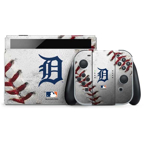 MLB Detroit Tigers Game Ball Nintendo Skins