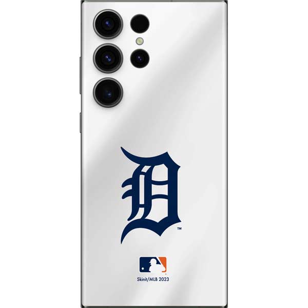 MLB Detroit Tigers Home Jersey Galaxy Skins
