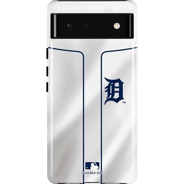 MLB Detroit Tigers Home Jersey Pixel Cases