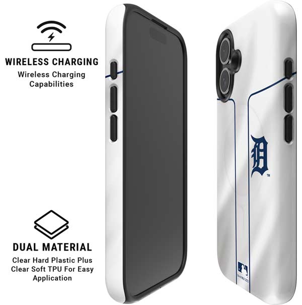 MLB Detroit Tigers Home Jersey iPhone 17 Magsafe Impact Case