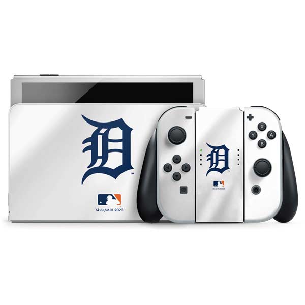 MLB Detroit Tigers Home Jersey Nintendo Skins