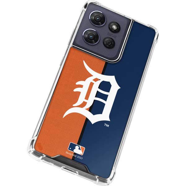 MLB Detroit Tigers Split Moto G Power 5G (2025) Clear Case