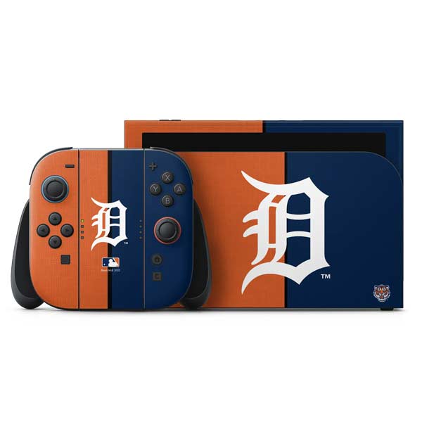 MLB Detroit Tigers Split Nintendo Skins