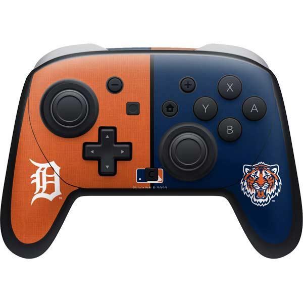 MLB Detroit Tigers Split Nintendo Skins