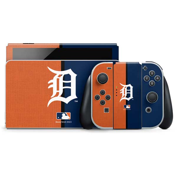 MLB Detroit Tigers Split Nintendo Skins