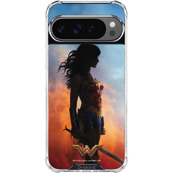 DC Comics Wonder Woman Movie Poster Stance Pose Google Pixel 10 Pro XL Clear Case
