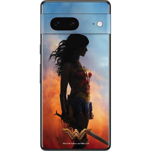 DC Comics Wonder Woman Movie Poster Stance Pose Pixel Skins