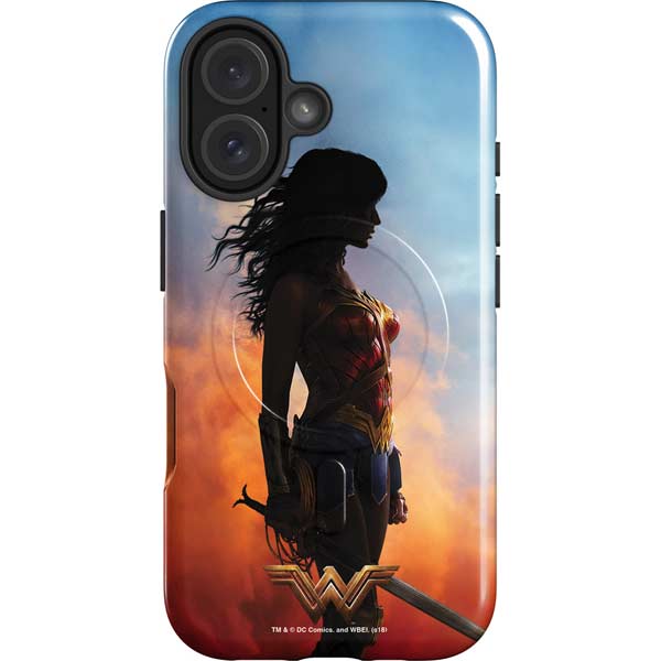 DC Comics Wonder Woman Movie Poster Stance Pose iPhone 16 Plus Magsafe Impact Case
