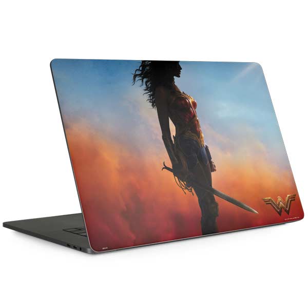 DC Comics Wonder Woman Movie Poster Stance Pose MacBook Skins