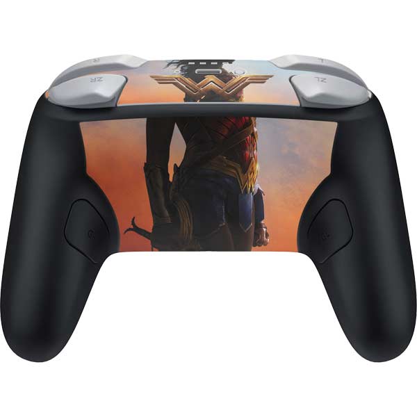 DC Comics Wonder Woman Movie Poster Stance Pose Nintendo Switch 2 (2025) Pro Controller Skin