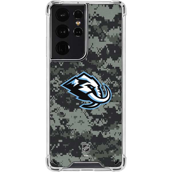 NHL Utah Mammoth DigiCamo Galaxy S21 Ultra 5G Clear Case