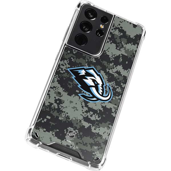 NHL Utah Mammoth DigiCamo Galaxy S21 Ultra 5G Clear Case