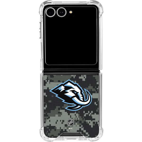 NHL Utah Mammoth DigiCamo Galaxy Z Flip7 Clear Case
