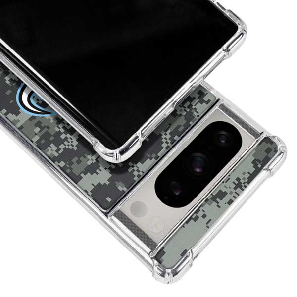 NHL Utah Mammoth DigiCamo Google Pixel 8 Pro Clear Case