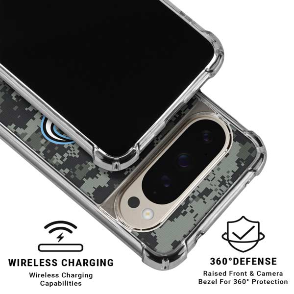 NHL Utah Mammoth DigiCamo Google Pixel 9 Pro XL Clear Case