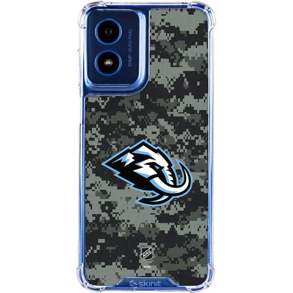 NHL Utah Mammoth DigiCamo Moto G Play 4G (2024) Clear Case