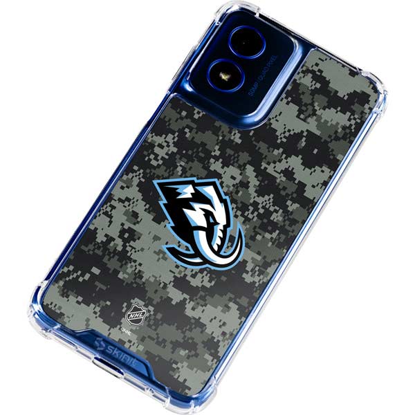 NHL Utah Mammoth DigiCamo Moto G Play 4G (2024) Clear Case