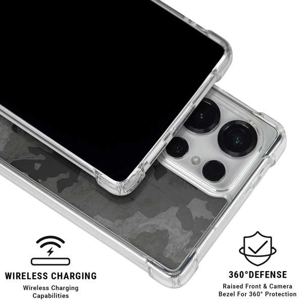 Digital Camo Galaxy S25 Ultra Clear Case