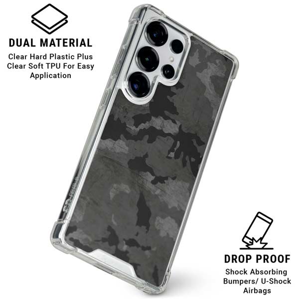 Digital Camo Galaxy S25 Ultra Clear Case