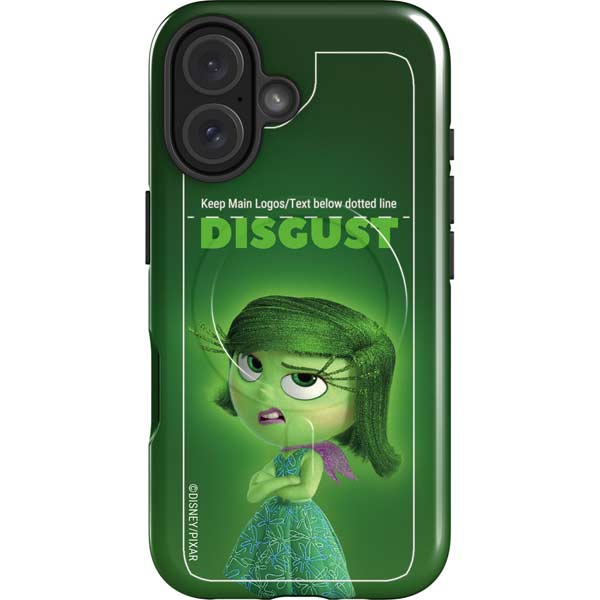 Disney Inside Out Disgust Portrait iPhone 16 Magsafe Impact Case