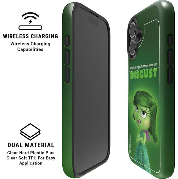 Disney Inside Out Disgust Portrait iPhone 16 Magsafe Impact Case