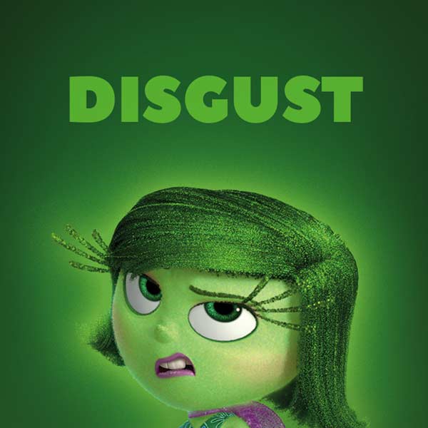 Disney Inside Out Disgust Portrait iPhone XS Pro Case