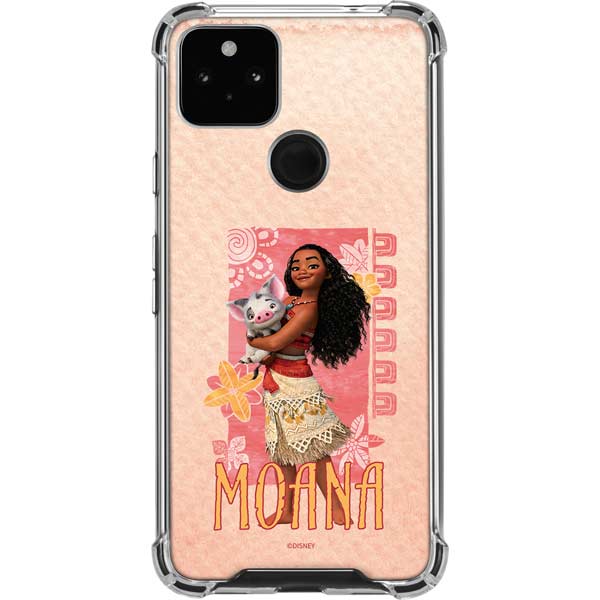 Disney Princess Moana and Pua Pixel Cases