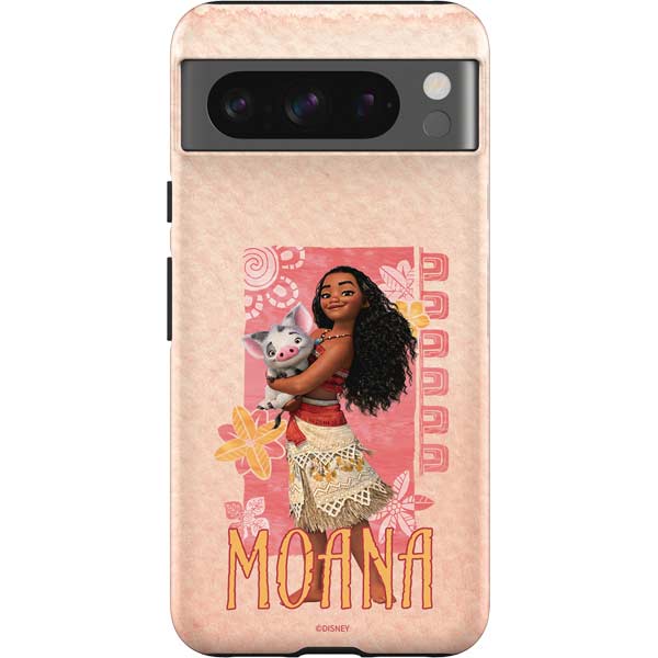 Disney Princess Moana and Pua Pixel Cases