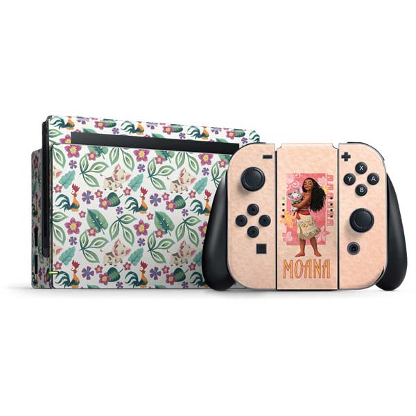 Disney Princess Moana and Pua Nintendo Skins