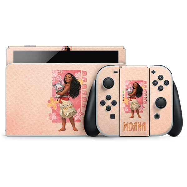 Disney Princess Moana and Pua Nintendo Skins