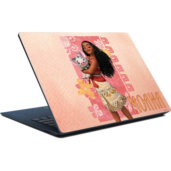 Disney Princess Moana and Pua Surface Laptop Skin