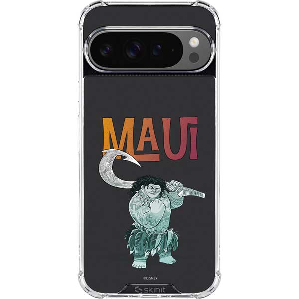 Disney Princess Moana Maui Google Pixel 10 Pro XL Clear Case