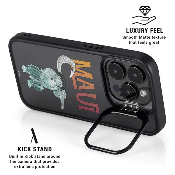 Disney Princess Moana Maui iPhone 14 Pro Max Kickstand Case