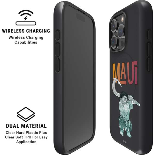 Disney Princess Moana Maui iPhone 16 Pro Max Magsafe Impact Case